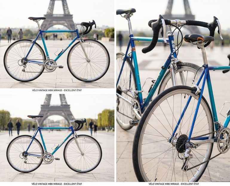 Gebrauchtes MBK Custom Campagnolo Chorus 2008 Road & Gravel, Blau — Bild 2 von 3