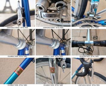 Gebrauchtes MBK Custom Campagnolo Chorus 2008 Road & Gravel, Blau — Bild 3 von 3