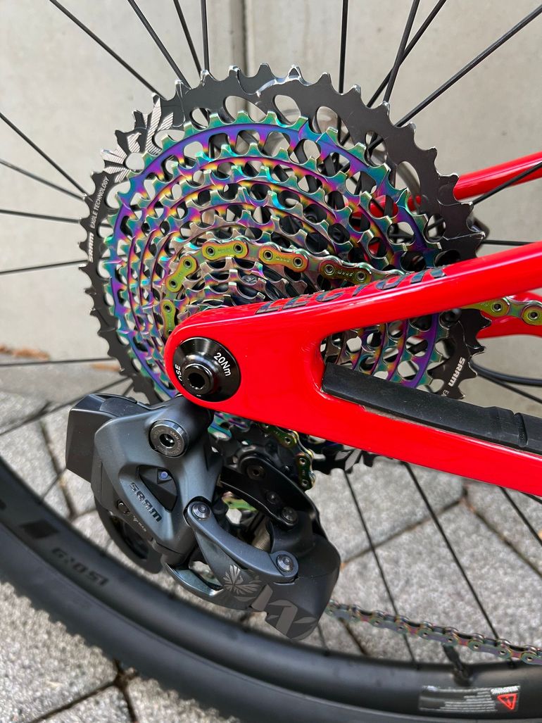Gebrauchtes Ghost Lector SRAM XX1 Eagle AXS 2021 Mountainbike, Rot — Bild 5 von 21