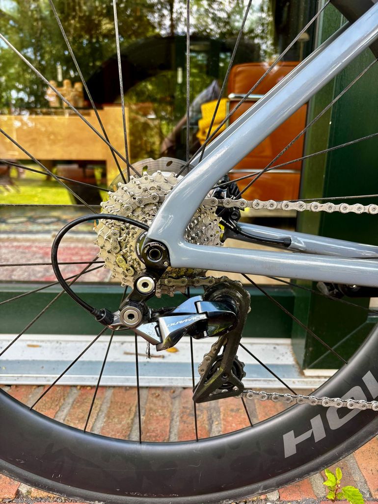 Gebrauchtes Cannondale Systemsix Shimano Dura Ace 2018 Road & Gravel, Hellgrau — Bild 7 von 8