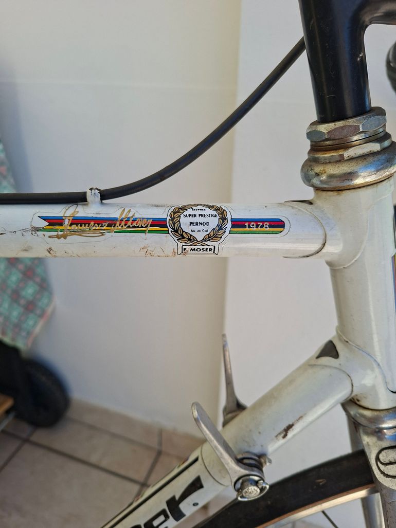 Gebrauchtes Francesco Moser 51.151 1985 Road & Gravel, Weiß — Bild 6 von 7