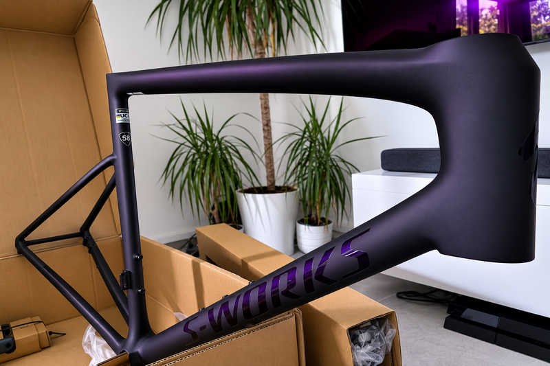 Used Specialized S-Works Tarmac SL8 - SRAM Red eTap AXS 2024 Frameset 2024 Road & Gravel