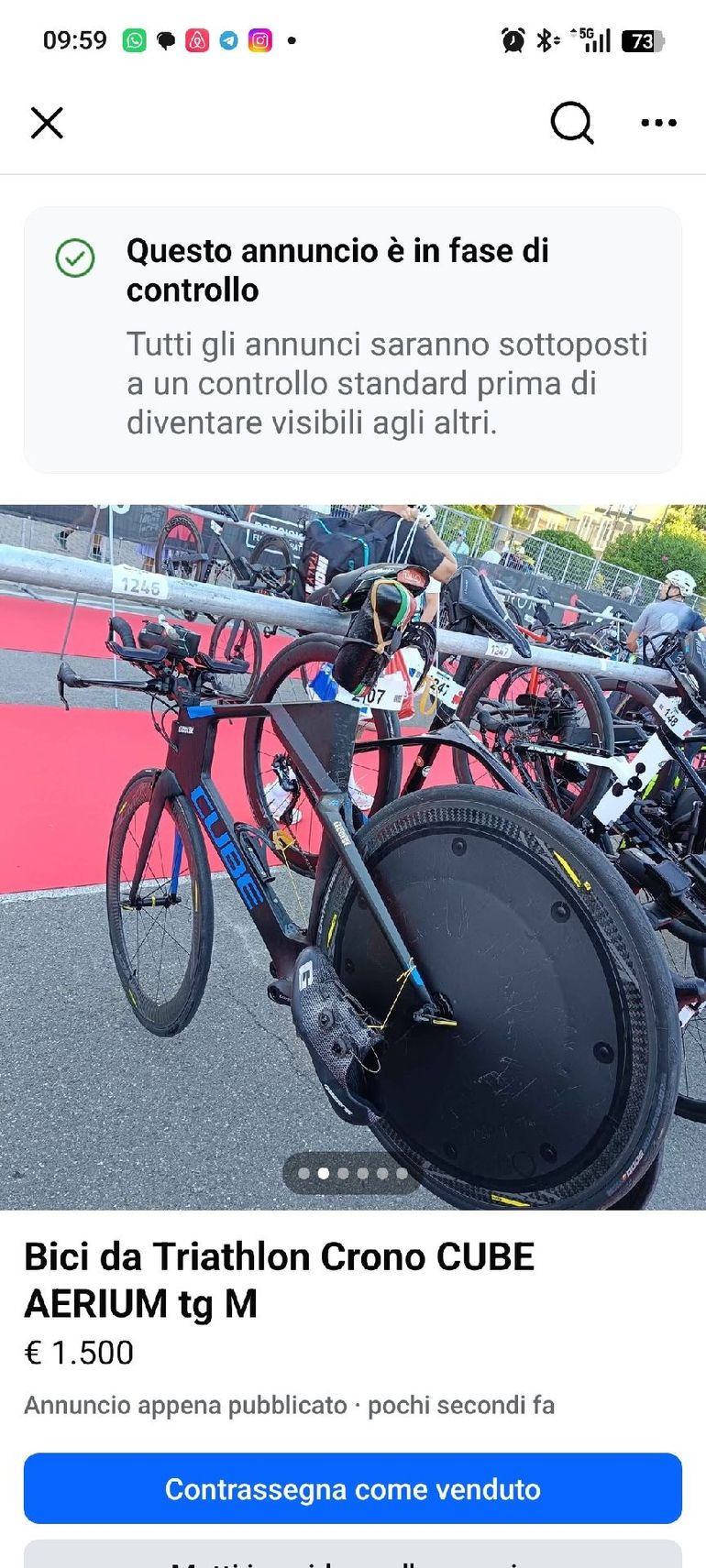 Brugt CUBE AERIUM Race 2019 2019 Road & Gravel — billede 2 af 5