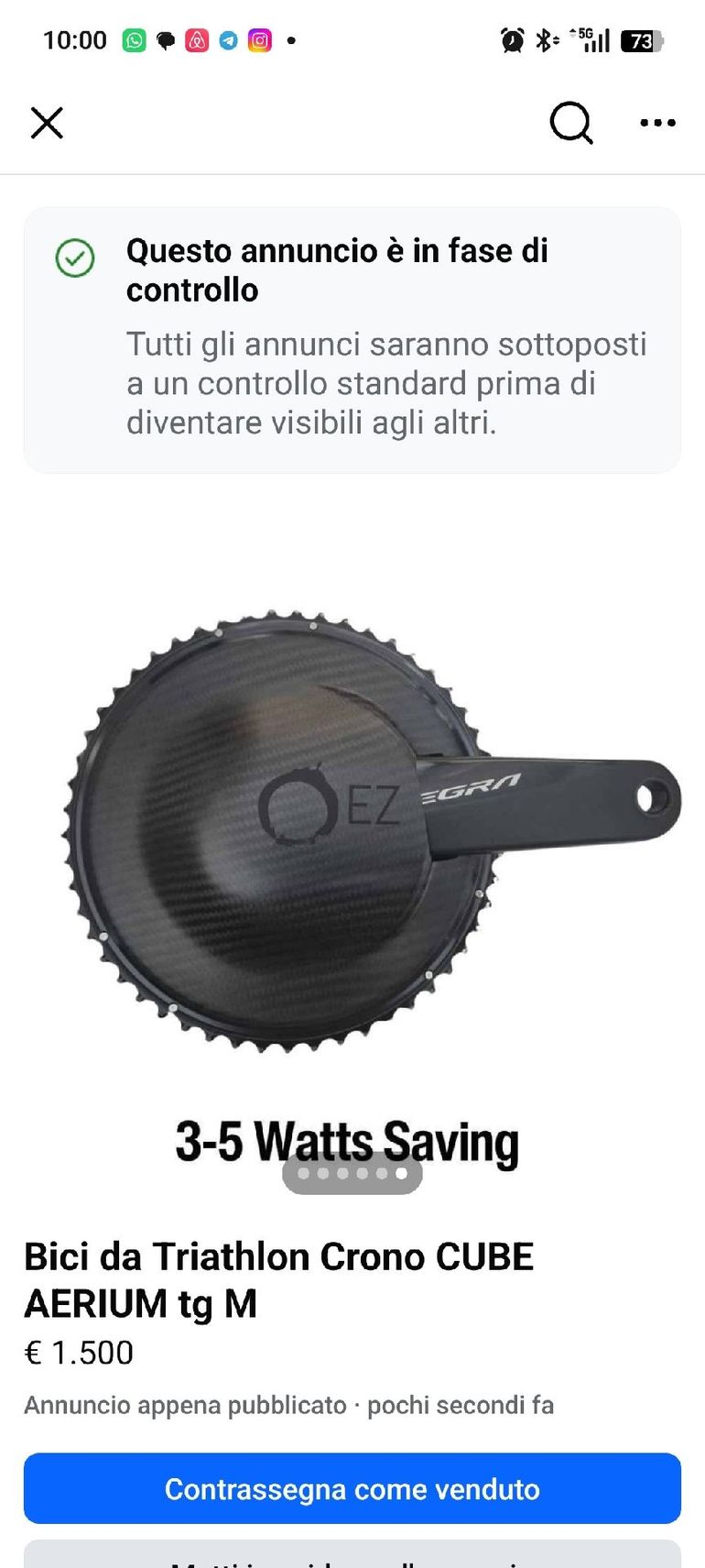 Brugt CUBE AERIUM Race 2019 2019 Road & Gravel — billede 5 af 5