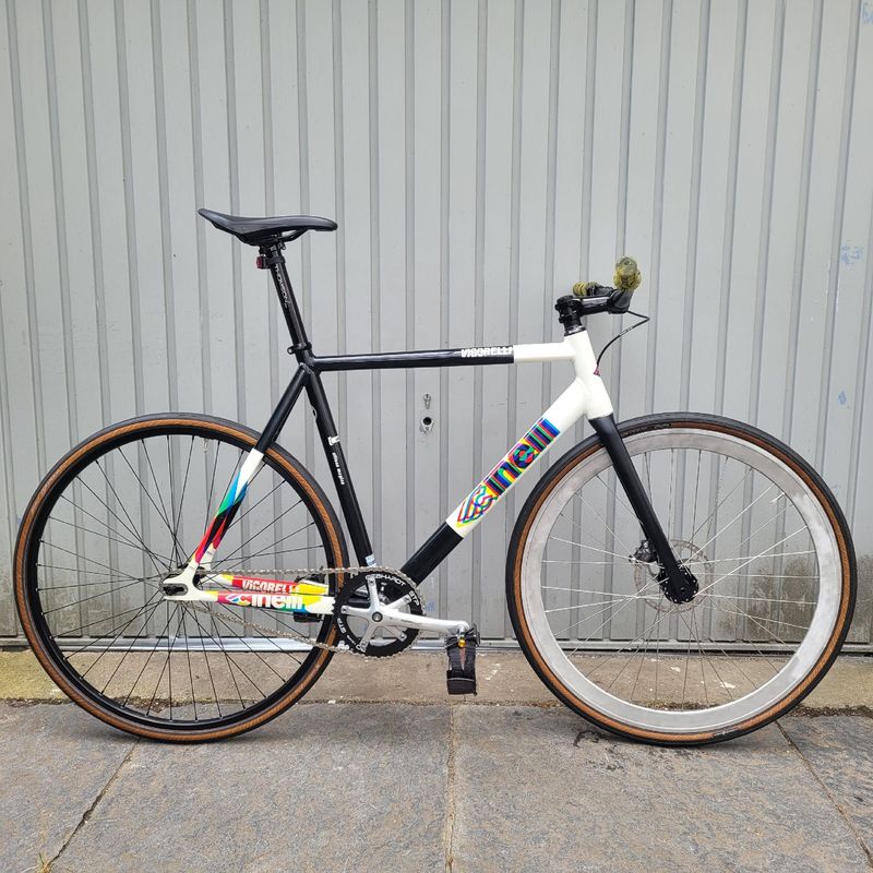 Used Cinelli Vigorelli Caleido 2015 / 56cm (C-T) FIXED GEAR // Disc Brake 2015 Road & Gravel