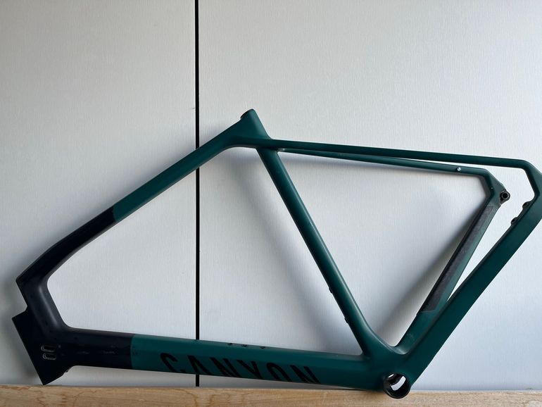 Used Canyon Grail CF SL 7 2023 Frameset 2023 Road & Gravel, Green — image 2 of 7
