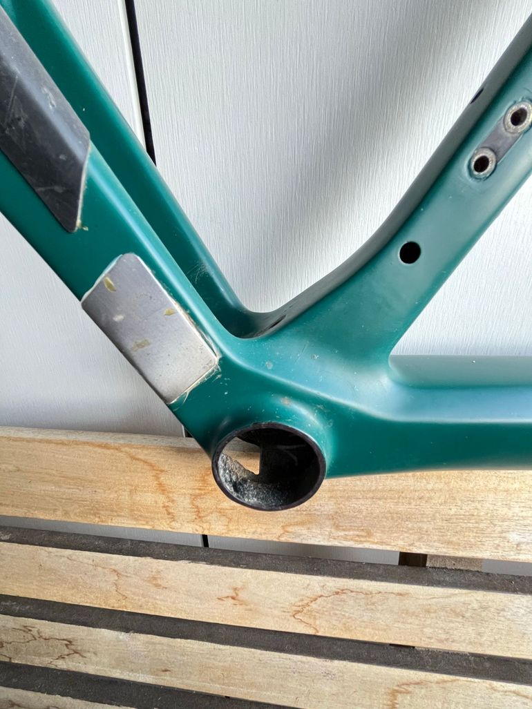 Used Canyon Grail CF SL 7 2023 Frameset 2023 Road & Gravel, Green — image 3 of 7