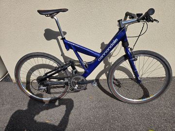 Used Cannondale Custom Shimano XTR 1997 Mountainbike, Blue — image 2 of 5