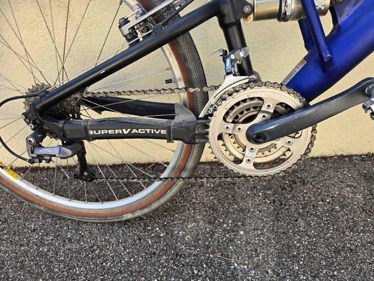Used Cannondale Custom Shimano XTR 1997 Mountainbike, Blue — image 3 of 5