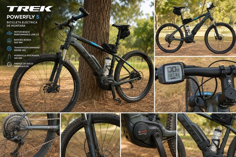 Used Trek Powerfly 5 2018 2018 Mountainbike, Light Gray, 27.5, 29 — image 4 of 4