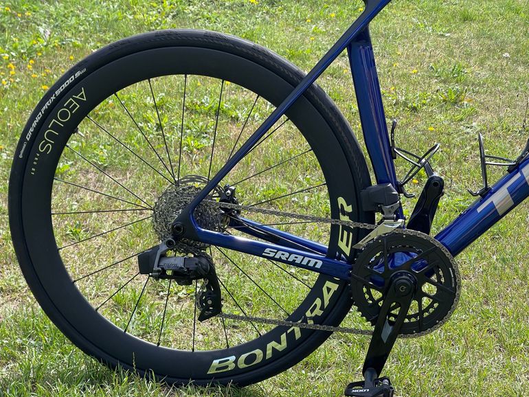 Used Trek Madone SRAM Rival 2024 Road & Gravel, Blue — image 3 of 7