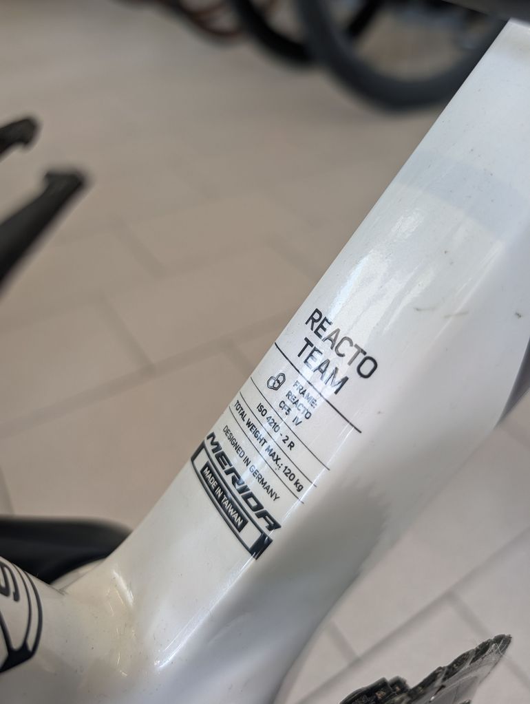 Used Merida REACTO TEAM 2026 2026 Road & Gravel, White — image 6 of 6