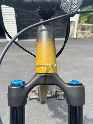 Used Specialized Status 170 2 2024 2024 Mountainbike, Orange, 29, 27.5 — image 20 of 33