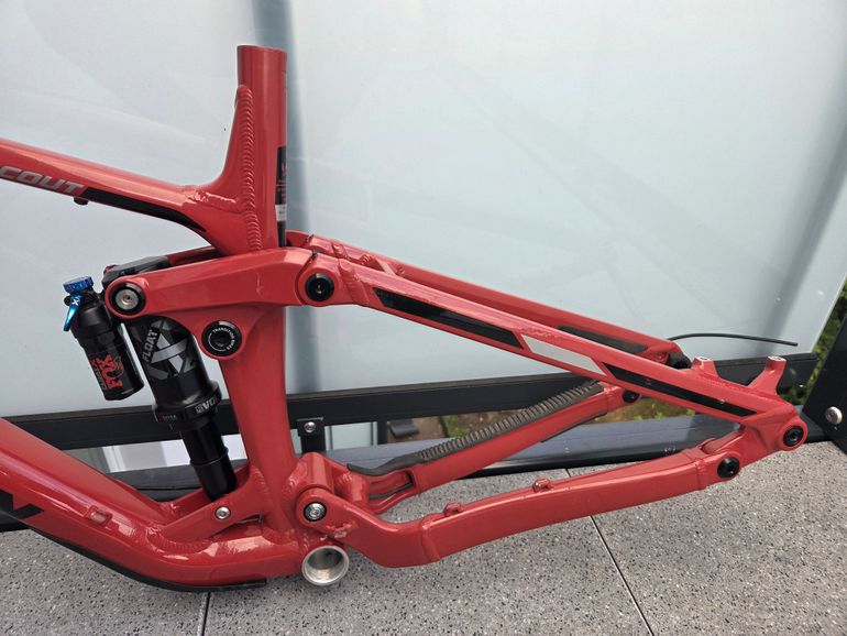 Gebrauchtes Transition Scout Alloy Frameset 2023 Frameset 2023 Mountainbike, Rot, 27.5 — Bild 5 von 10