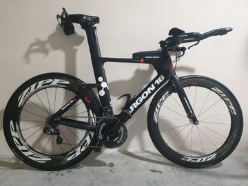 Used Argon 18 E117 Ultegra Di2 Potenciometro Quarq Lenticular Zipp Super 9 404 delantera y 808 trasera 2015 Road & Gravel, Black — image 3 of 6