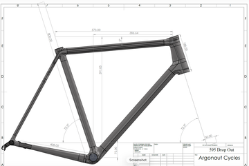 Used Argonaut RM3 Frameset Frameset 2024 Road & Gravel, Red — image 20 of 20
