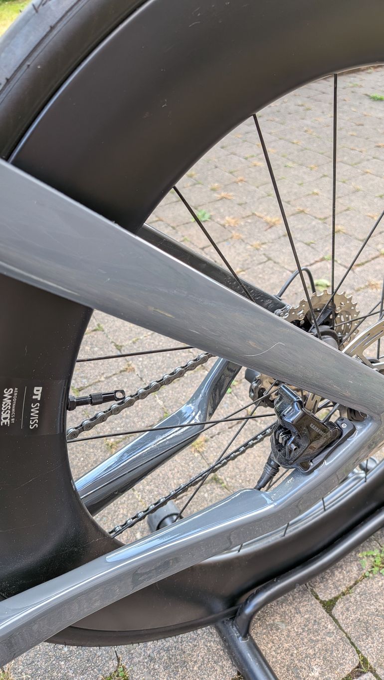 Used Canyon Speedmax CF 7 2024 2024 Road & Gravel, Light Gray — image 5 of 14