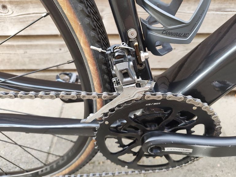 Cannondale Topstone Carbon 5 2021 2021 Road & Gravel usato, Grigio chiaro — immagine 5 di 10