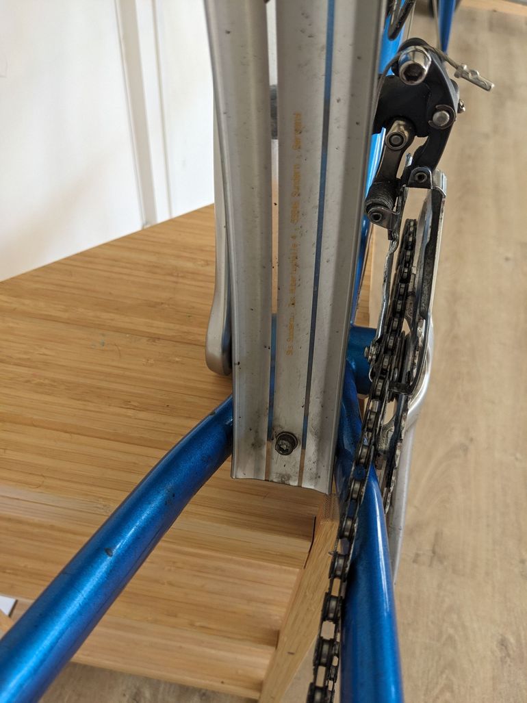Used Hewitt Cheviot Frameset 2010 Road & Gravel, Blue — image 10 of 11