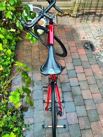 Used Cannondale CAAD Optimo 1 2022 FFWD TYRO 2.0 Carbon 45mm 2022 Road & Gravel, Red — image 5 of 7