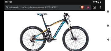 Used Lapierre X-control Shimano Deore LX 2016 Mountainbike, Blue — image 1 of 3