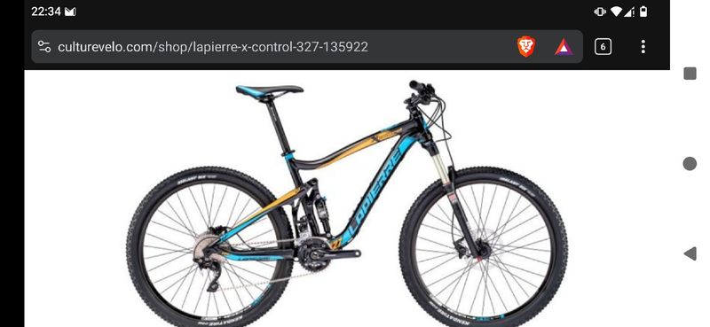 Used Lapierre X-control Shimano Deore LX 2016 MTB