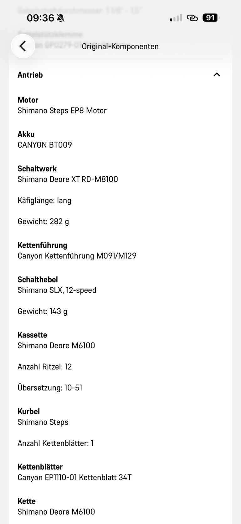 Używany Canyon Spectral:ON CF 8 2022 2022 Mountainbike — zdjęcie 6 z 10