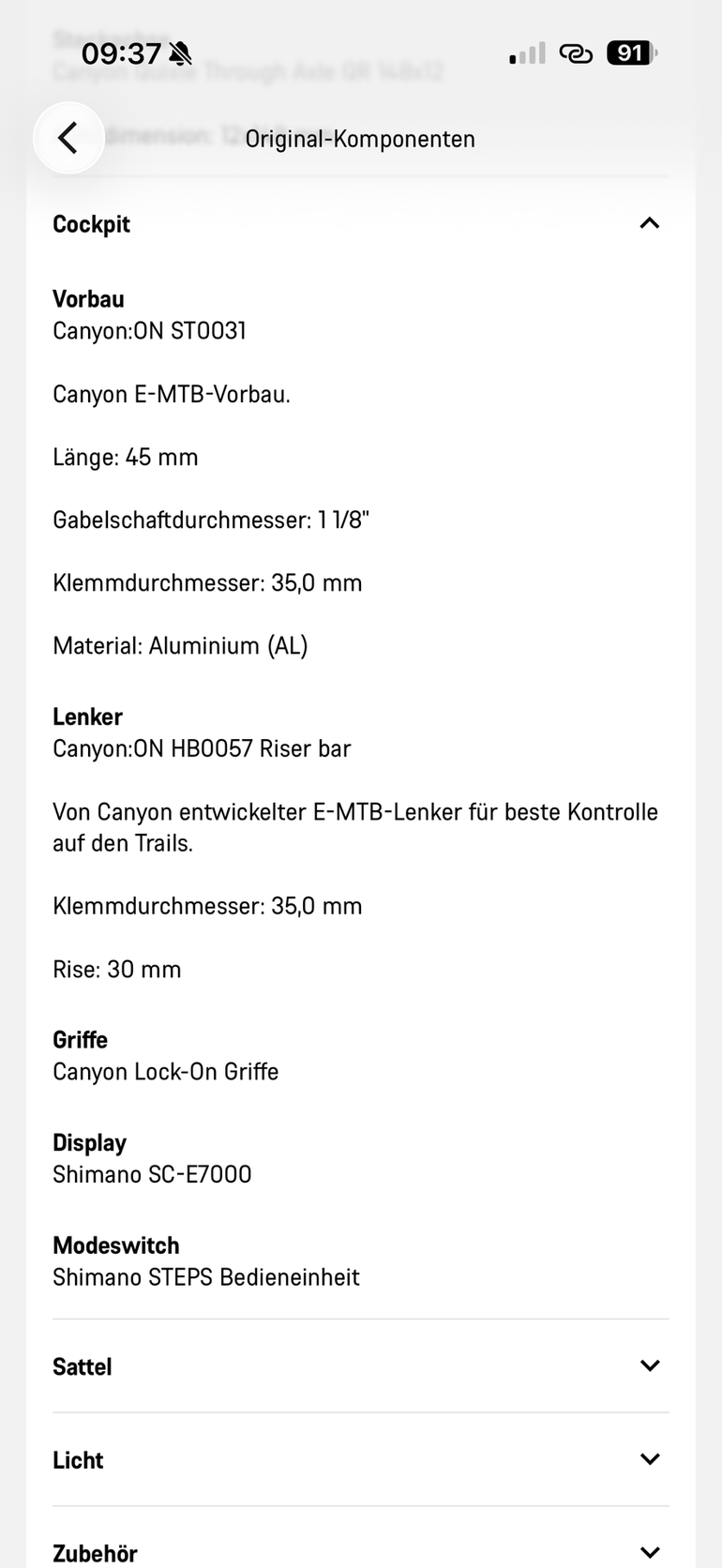 Używany Canyon Spectral:ON CF 8 2022 2022 Mountainbike — zdjęcie 9 z 10