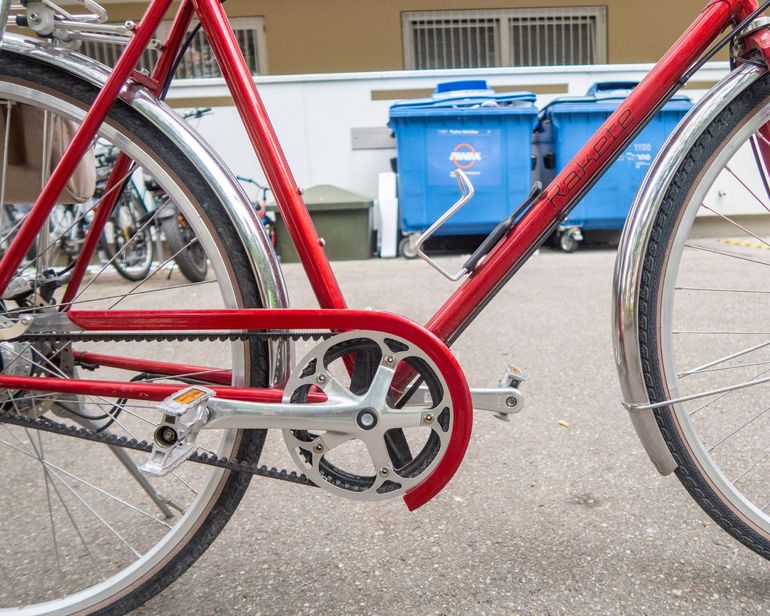 Used Rakete Custom Rohloff Speedhub Gates Carbon 2020 Urban, Red — image 2 of 14