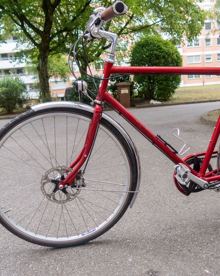 Used Rakete Custom Rohloff Speedhub Gates Carbon 2020 Urban, Red — image 3 of 14