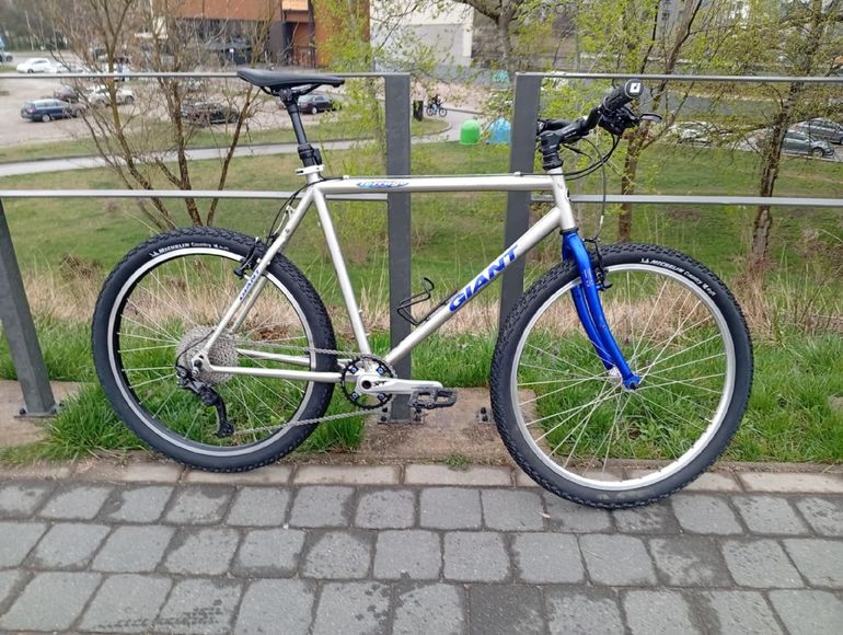 Giant Terrago Shimano Deore 1996 Mountainbike usato, Grigio chiaro — immagine 4 di 5
