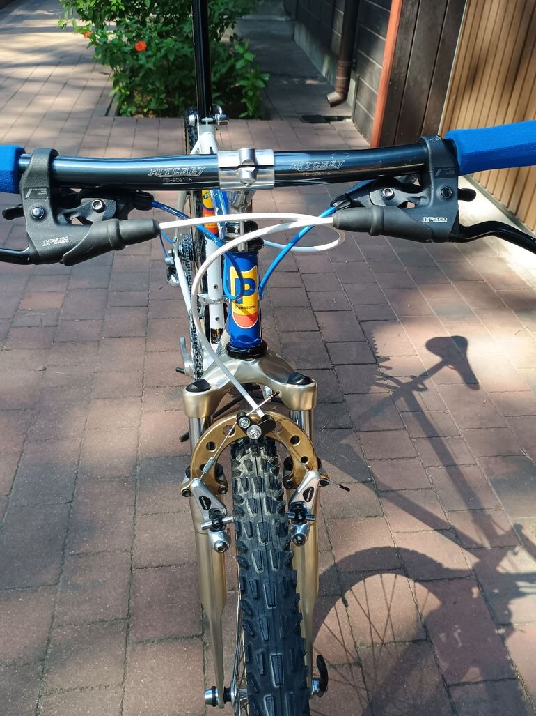 Used Panasonic MC Team Custom Shimano Deore XT 1990 Mountainbike, White — image 5 of 13