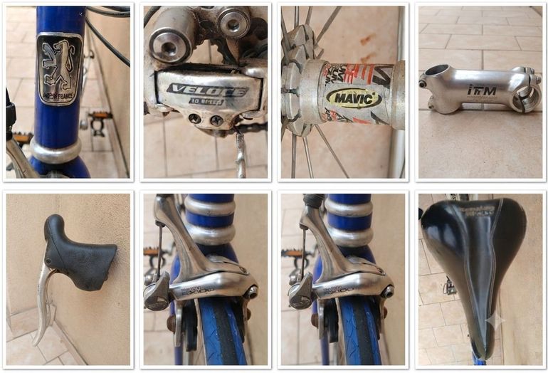 Used Peugeot Custom Campagnolo Veloce 2009 Road & Gravel, Blue — image 5 of 5