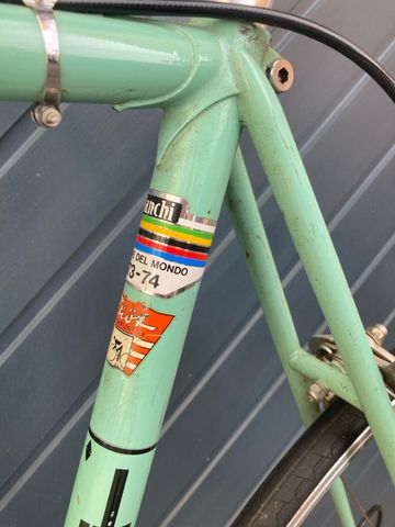 Used Bianchi Eroica Campagnolo Valentino FAHRBEREIT 1976 Road & Gravel, Green — image 2 of 9