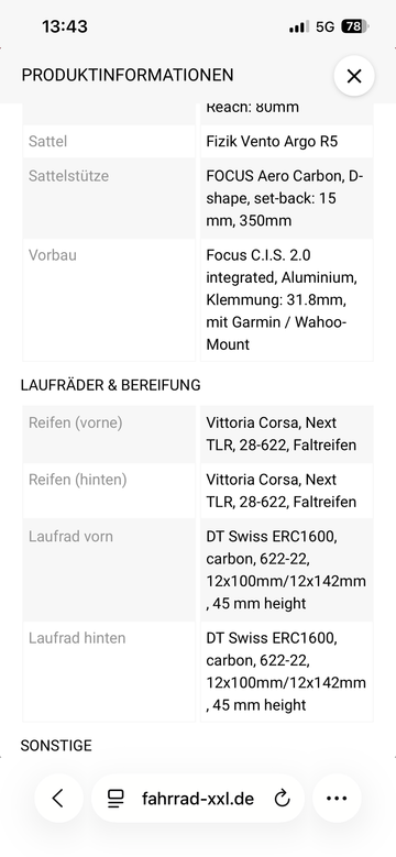 Brugt Focus IZALCO MAX 9.7 2024 2024 Road & Gravel — billede 23 af 25