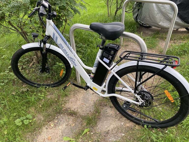 Gebrauchtes zazawork Rower elektryczny Zazawork C26 Pro 26” + DWIE baterie 36V 20Ah 720Wh 120km Urban, Weiß — Bild 2 von 4