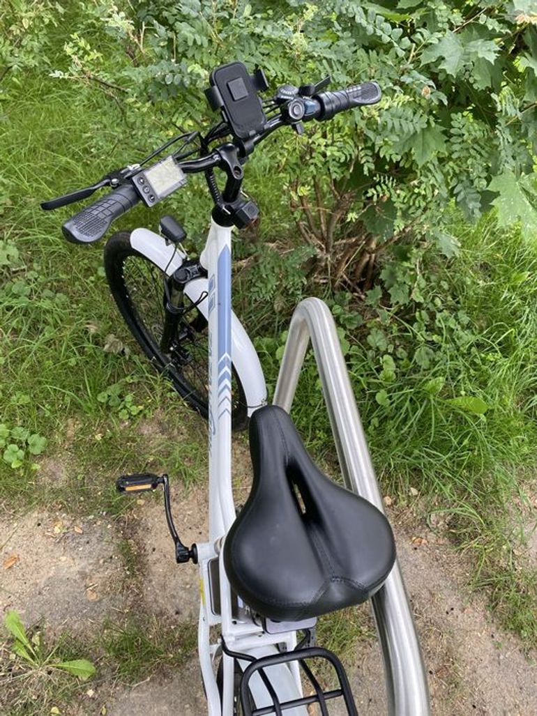 Gebrauchtes zazawork Rower elektryczny Zazawork C26 Pro 26” + DWIE baterie 36V 20Ah 720Wh 120km Urban, Weiß — Bild 4 von 4