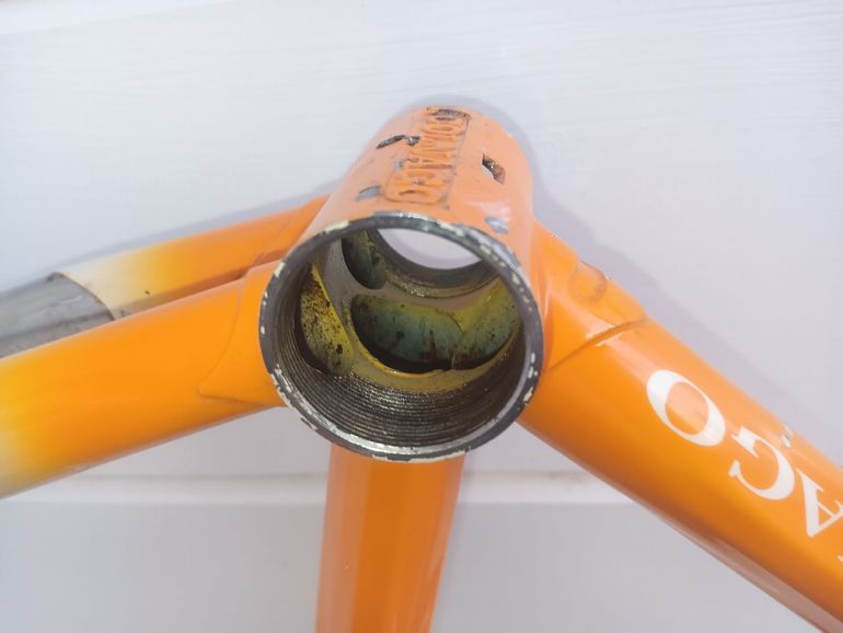 Used Colnago Master Lite Freuler Frameset (60.5) 1996 Road & Gravel, Orange — image 10 of 22