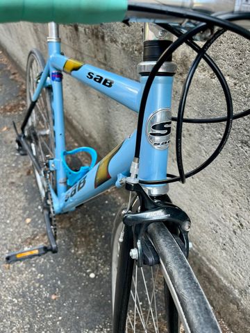 Used Sab Custom Campagnolo Xenon 2008 Road & Gravel, Blue — image 6 of 7