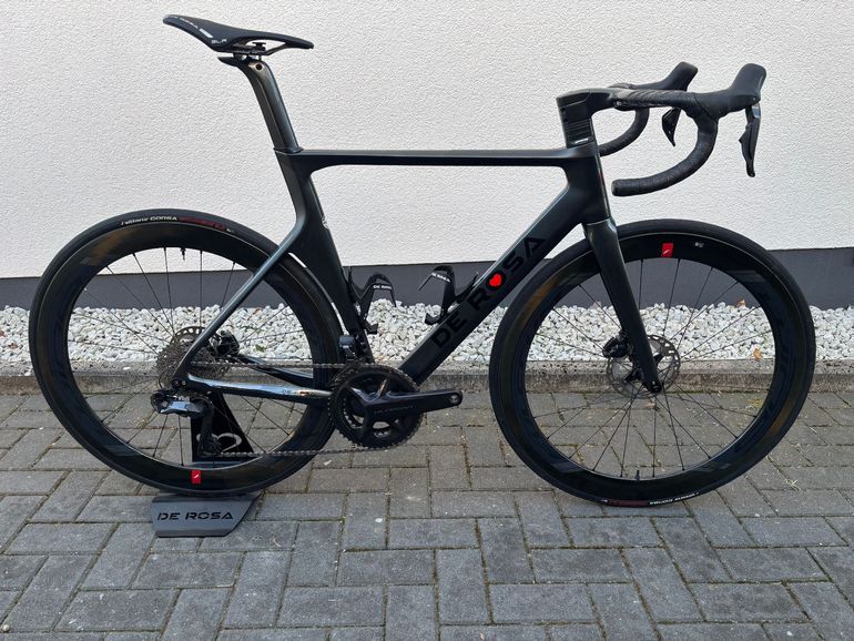 Gebrauchtes De Rosa SK Pininfarina Shimano Ultegra Di2 2023 Road & Gravel, Hellgrau — Bild 8 von 9