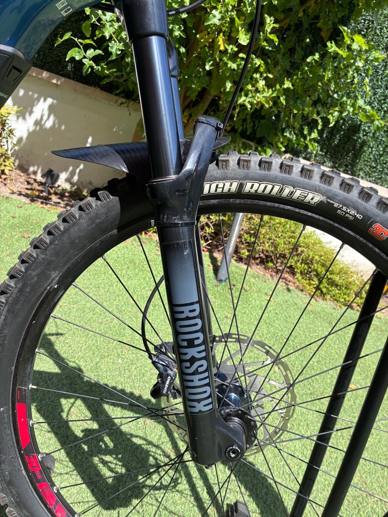 Gebrauchtes Haybike Adeventr FS9 2023 Mountainbike, Blau — Bild 6 von 12