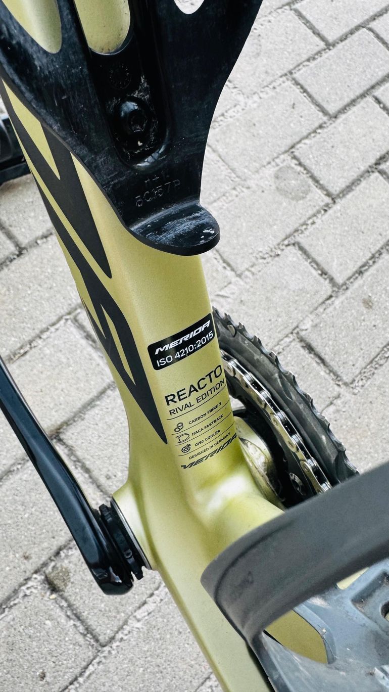 Used Merida REACTO RIVAL-EDITION 2023 2023 Road & Gravel, Black — image 6 of 9