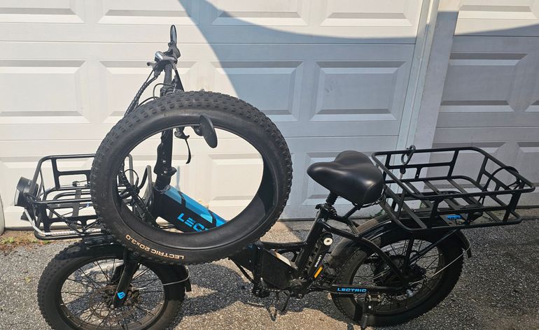 Used Lectric XP 3.0 2023 Road & Gravel, Blue — image 7 of 7