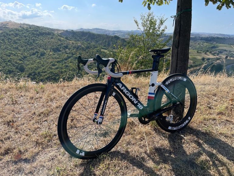 Tweedehands Argon 18 E117 Campagnolo Super Record 2020 Road & Gravel — afbeelding 2 van 11