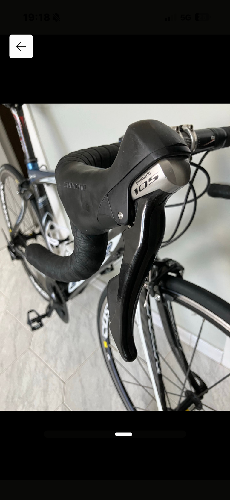 Used Nsr Custom Shimano 105 2015 Road & Gravel, Blue — image 5 of 8