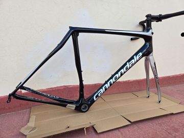 Used Cannondale Synapse Carbon 105 2017 Frameset 2017 Road & Gravel, Light Gray — image 4 of 20