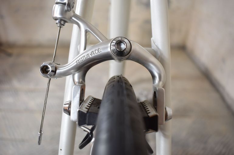 Used Raleigh Custom Shimano Dura Ace 1992 Road & Gravel, White — image 21 of 24
