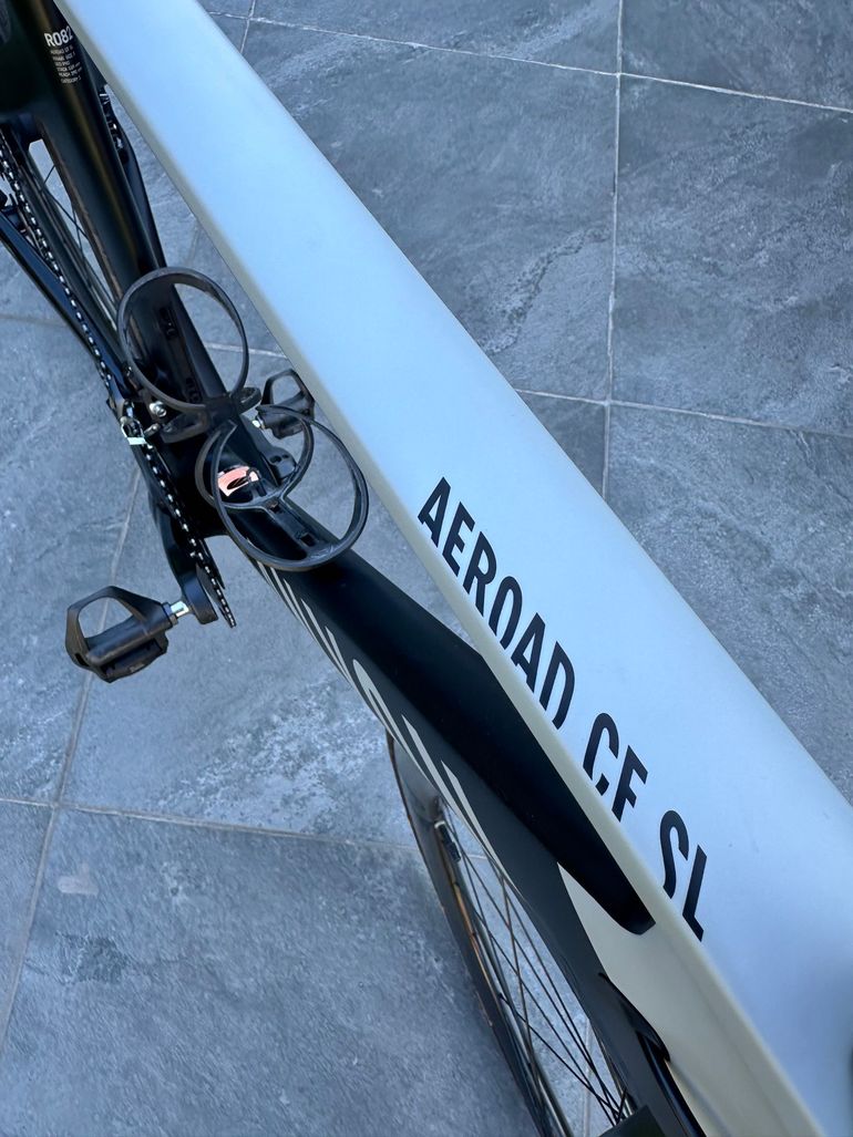 Canyon Aeroad CF SL 8 Disc 2021 2021 Road & Gravel usato, Grigio chiaro — immagine 7 di 8