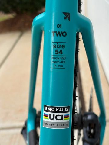 Used BMC Kaius 01 TWO 2023 2023 Road & Gravel, Blue — image 8 of 10