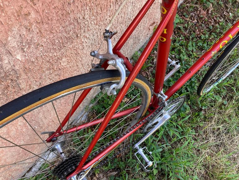 Used Olmo Custom Campagnolo Record 1974 Road & Gravel, Red — image 6 of 7